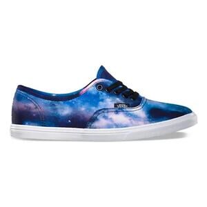 Vans Cosmic Galaxy Space Lace-up Canvas Black/Blue Lo Pro Tennis Shoes